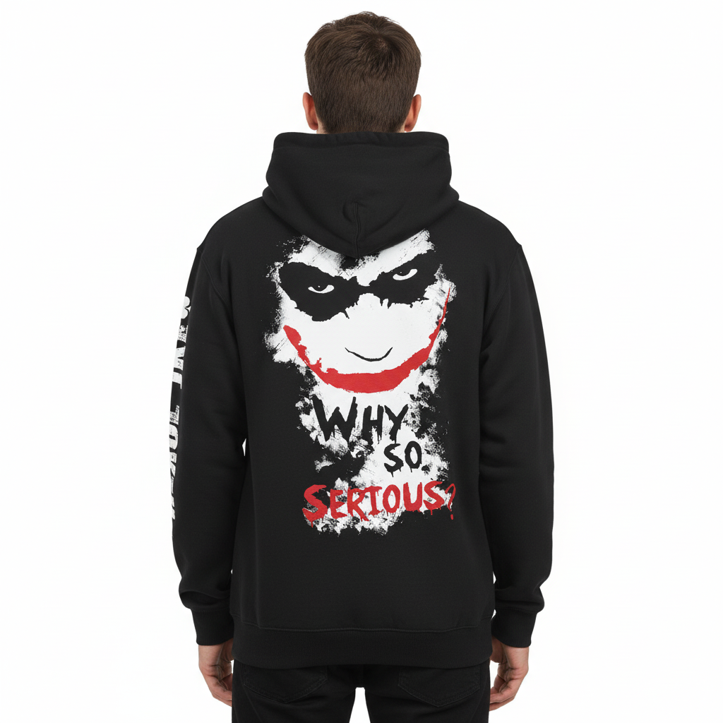 Sweat à Capuche Joker Officiel – Let’s Put a Smile / Why So Serious DC Comics Sweat-shirt