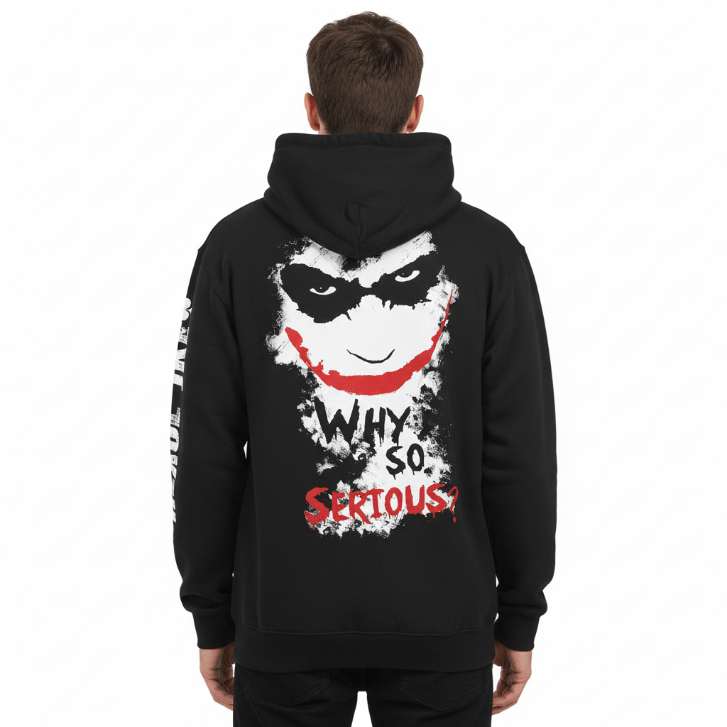 Sweat à Capuche Joker Officiel – Let’s Put a Smile / Why So Serious DC Comics Sweat-shirt