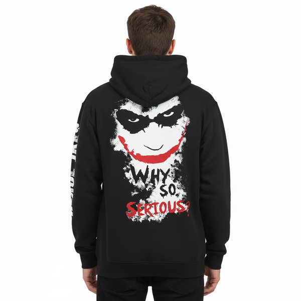 Sweat à Capuche Joker Officiel – Let’s Put a Smile / Why So Serious DC Comics Sweat-shirt