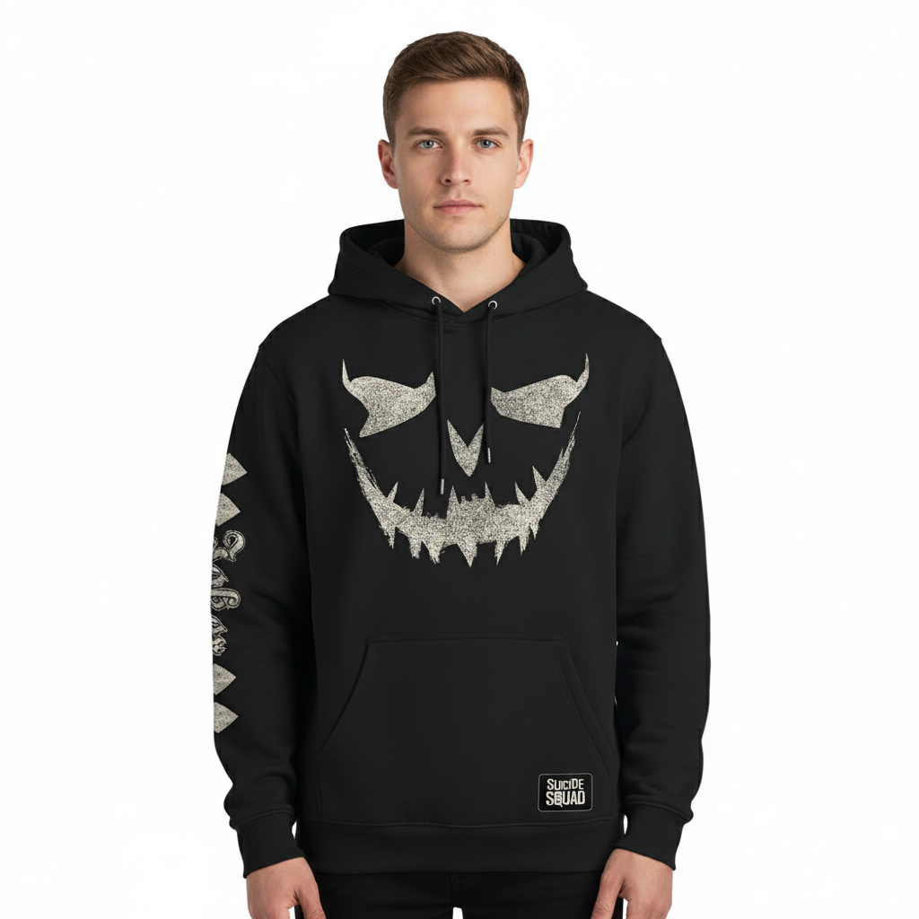 Sweat à Capuche Joker Officiel – Smile Suicide Squad DC Comics Sweat-shirt