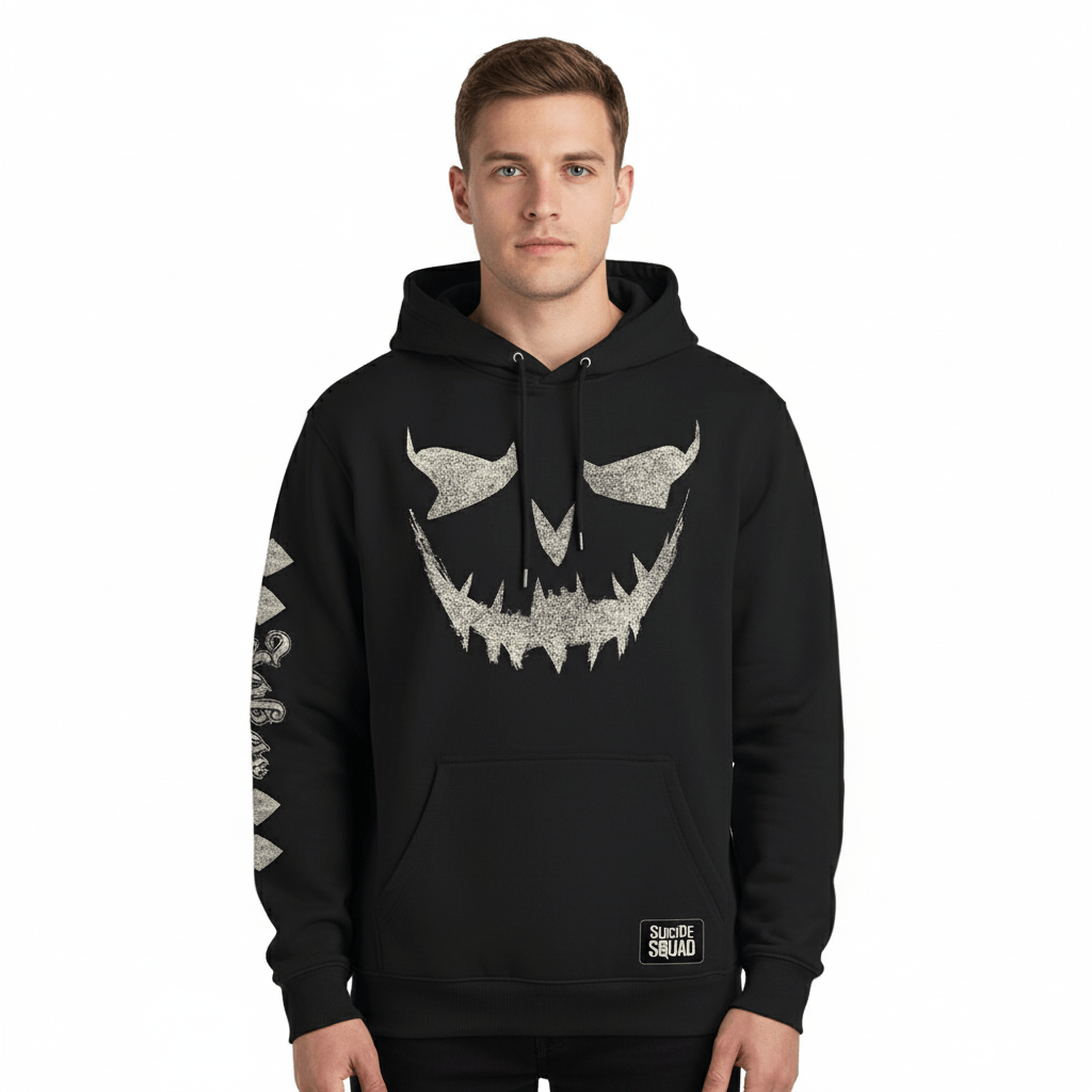 Sweat à Capuche Joker Officiel – Smile Suicide Squad DC Comics Sweat-shirt