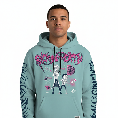 Sweat à Capuche Rick and Morty Officiel – Portal Design Rick et Morty Sweat-shirt