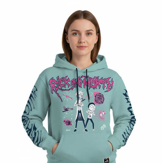 Sweat à Capuche Rick and Morty Officiel – Portal Design Rick et Morty Sweat-shirt