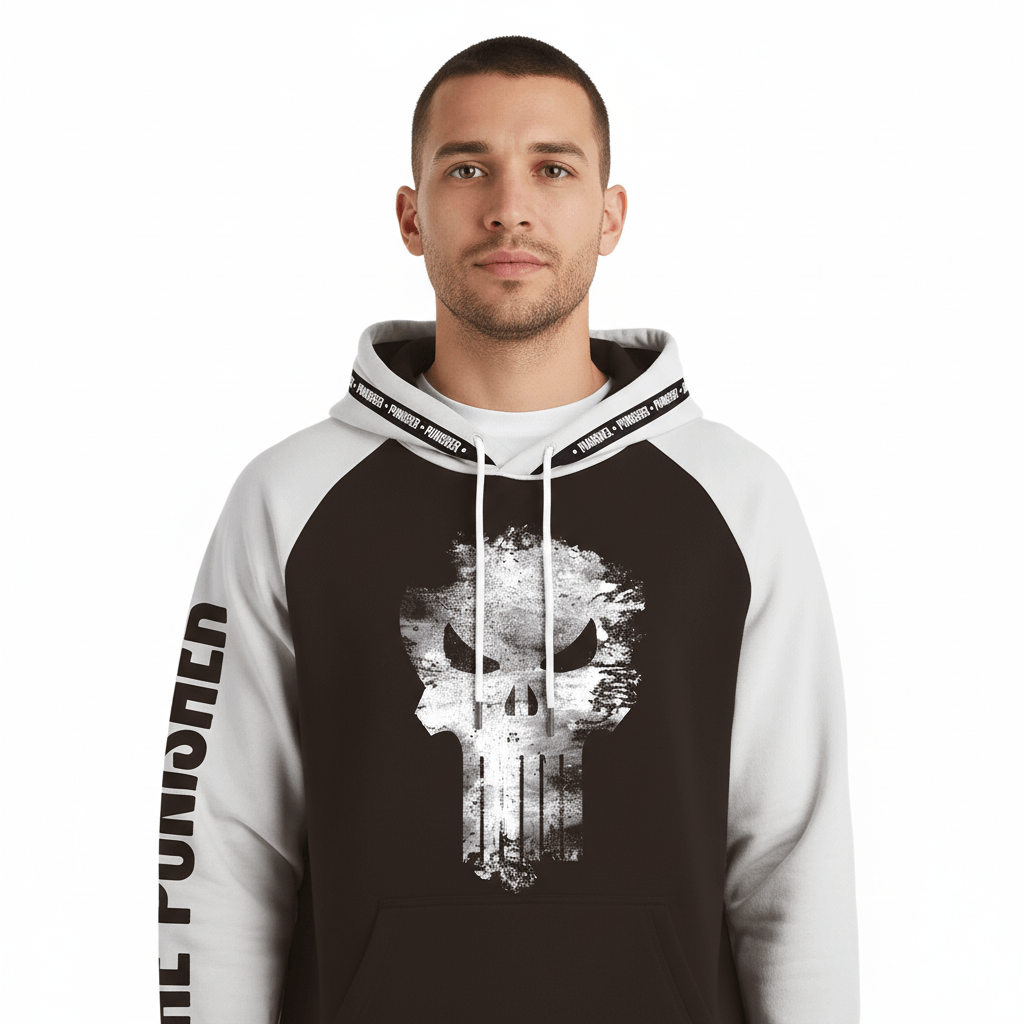 Sweat à Capuche Marvel The Punisher Officiel – Distress Skull MARVEL Sweat-shirt