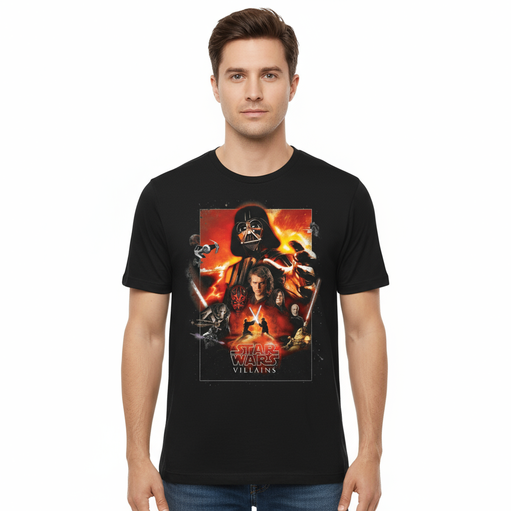 T-shirt Star Wars Officiel – Villains Dark Side