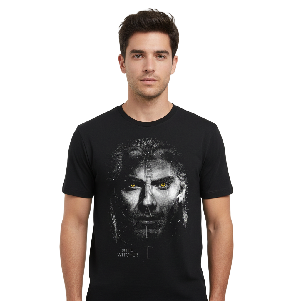 T-shirt Geralt de Rivia - Fan de The Witcher