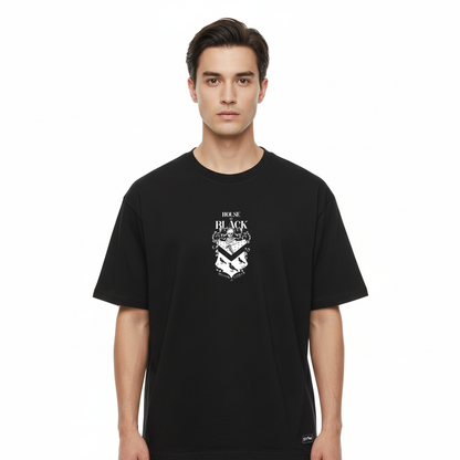 T-shirt Harry Potter Officiel - Maison Black