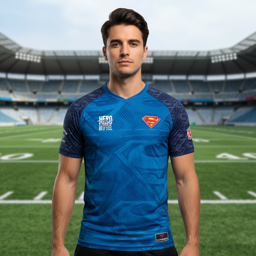Maillot Soccer Superman Inspiré Pop Culture