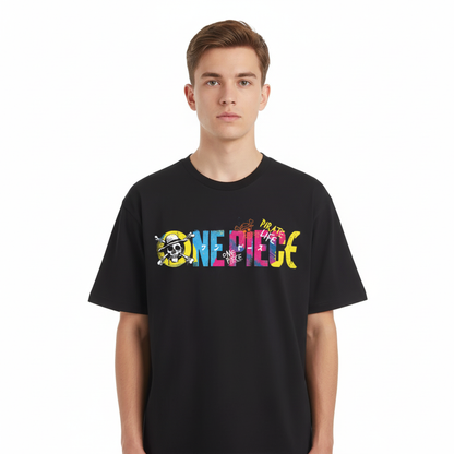 T-Shirt Officiel One Piece Logo Coloré Pirate Life