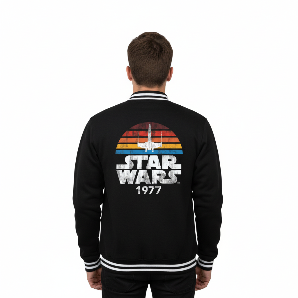 Veste Teddy Star Wars Officielle – Édition 1977 Logo