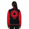 Dos de la veste Teddy Star Wars - Empire Emblème avec grand logo rouge de l'Empire galactique. Design iconique pour fans de la saga.