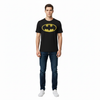 BATMAN Men T-shirt Classic LOGO - Rubber DOTS