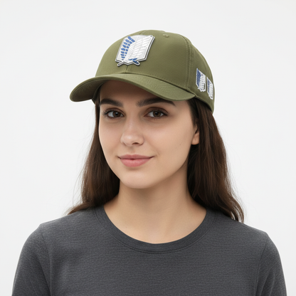 Casquette Attaque des Titans avec Blason Officiel