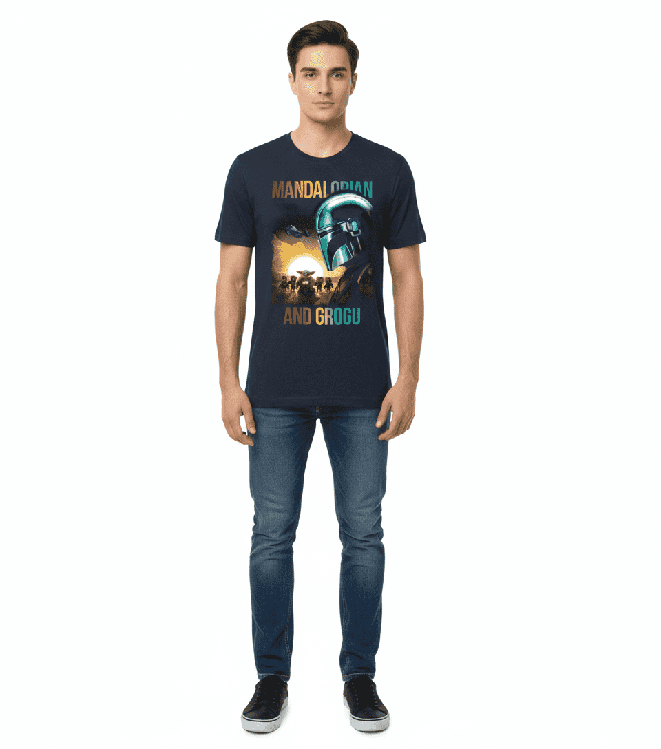 Mandalorian Grogu Poster T-Shirt for Collectors