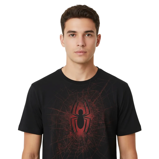 T-shirt Spider-Man Marvel - Destroyed Spider Web