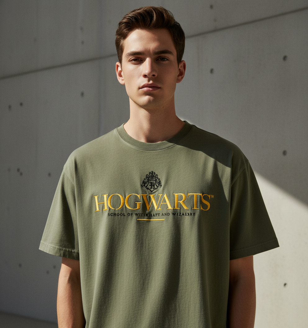 T-Shirt Oversize Hogwarts Heritage – Harry Potter Officiel