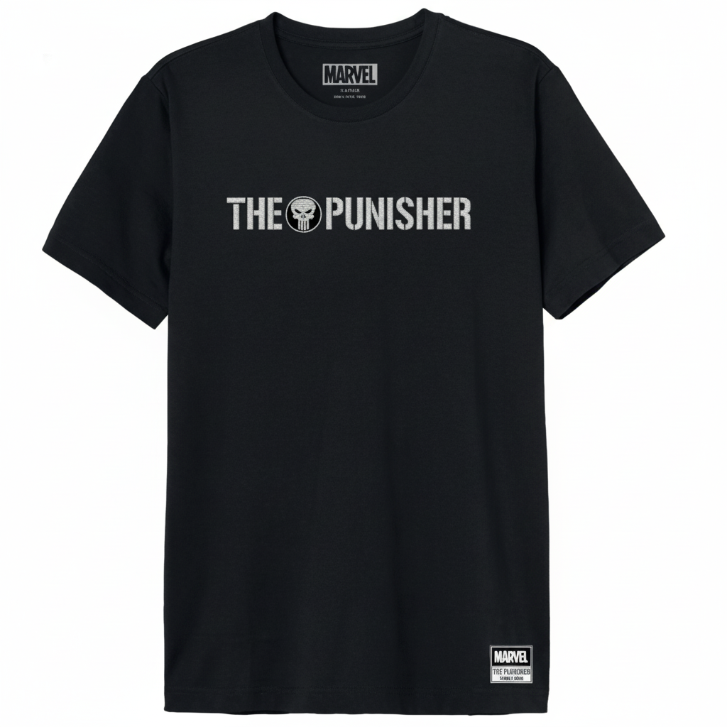 T-Shirt Oversize The Punisher Urban Logo Premium