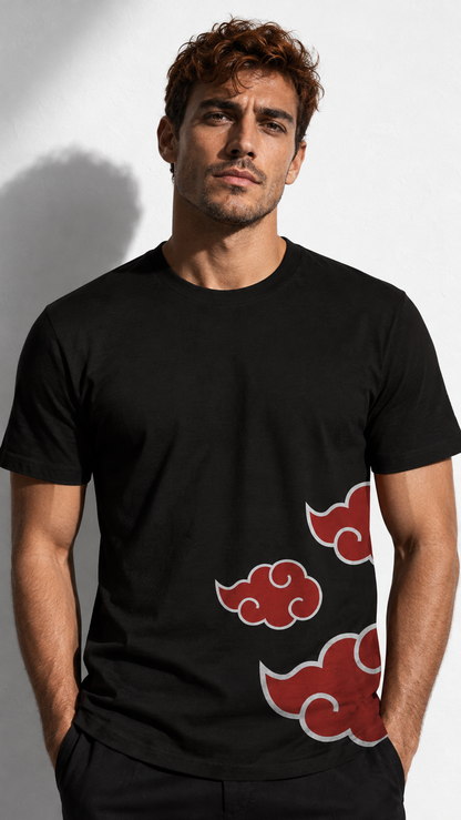 T-shirt Naruto - Akatsuki clouds