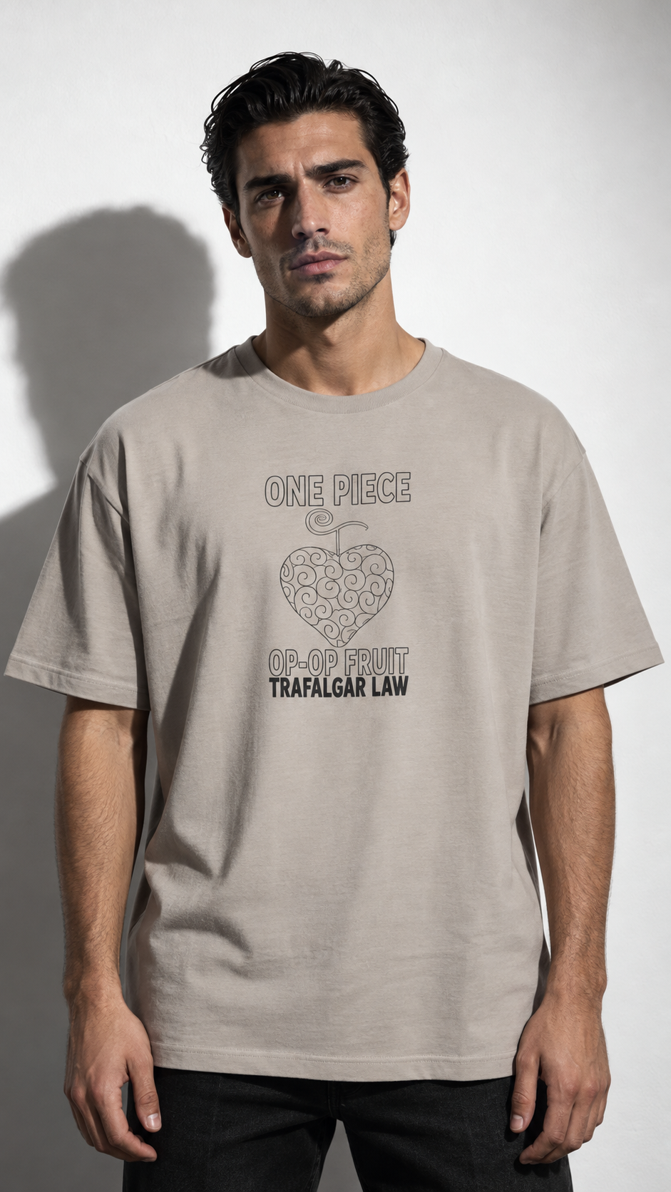 T-Shirt Oversize One Piece Chopper Beige – Officiel Manga