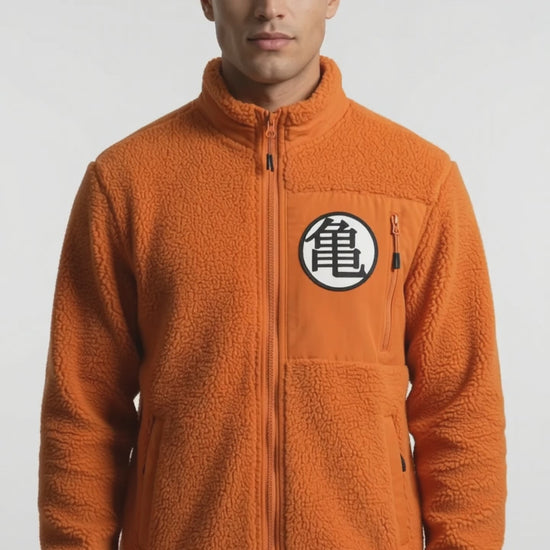 Dragon Ball Z Veste Sherpa Homme Dragon Ball Z — Orange - Veste | Professional Product Photo 3