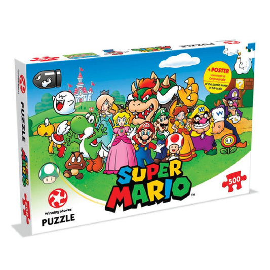 Puzzle Super Mario and friends - 500 pièces - Legend Icon Puzzle Winning Moves