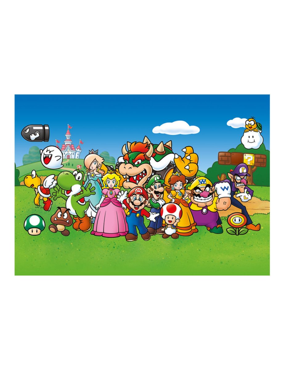 Puzzle Super Mario and friends - 500 pièces - Legend Icon Puzzle Winning Moves