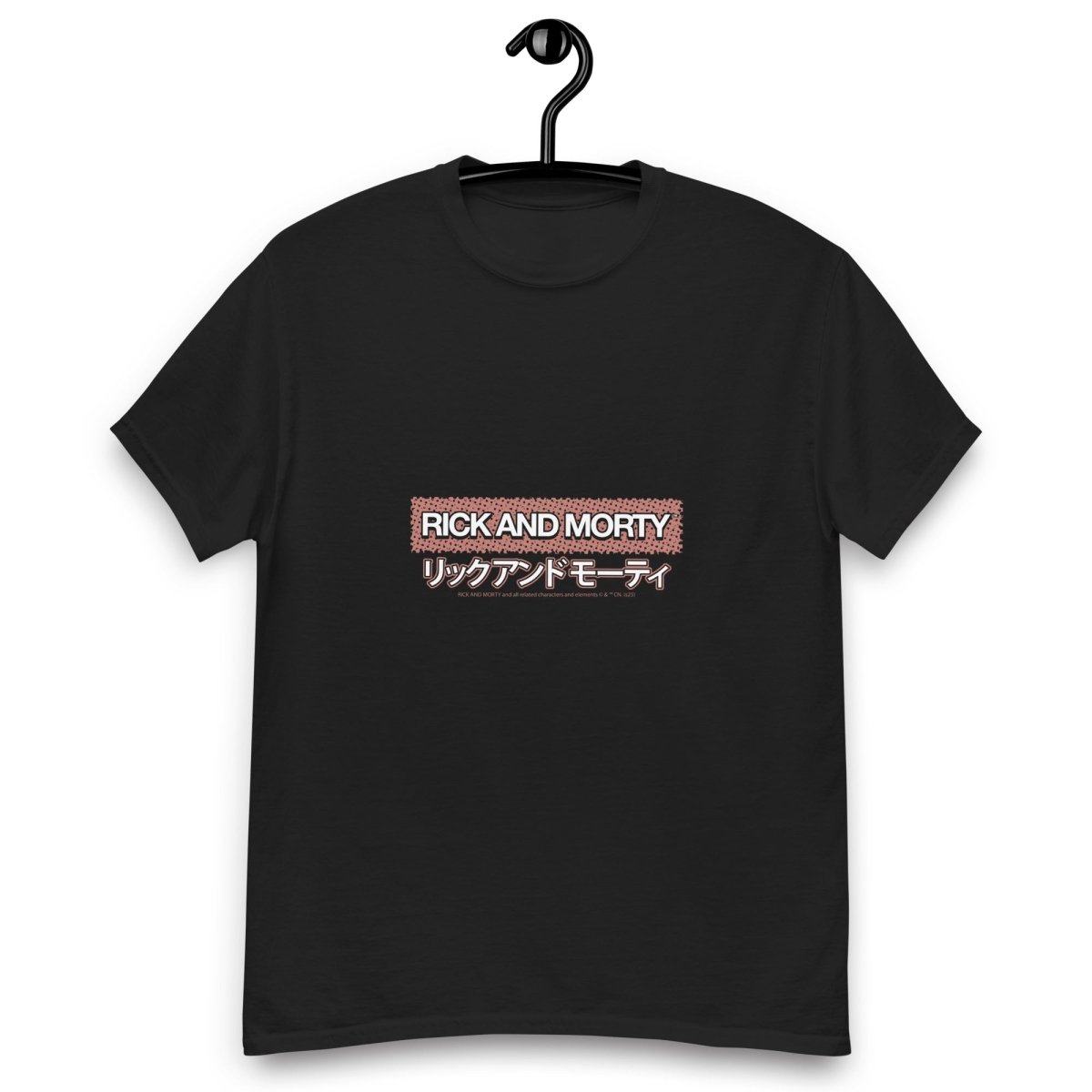 Rick And Morty Japanese Style Text Design T-shirt