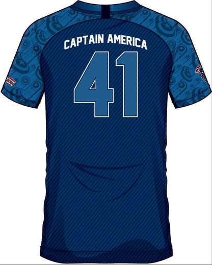 SOCCER JERSEY CAPTAIN AMERICA 41 - Legend Icon MARVEL