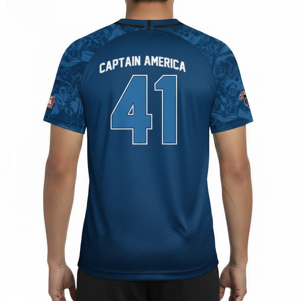 SOCCER JERSEY CAPTAIN AMERICA 41 - Legend Icon MARVEL