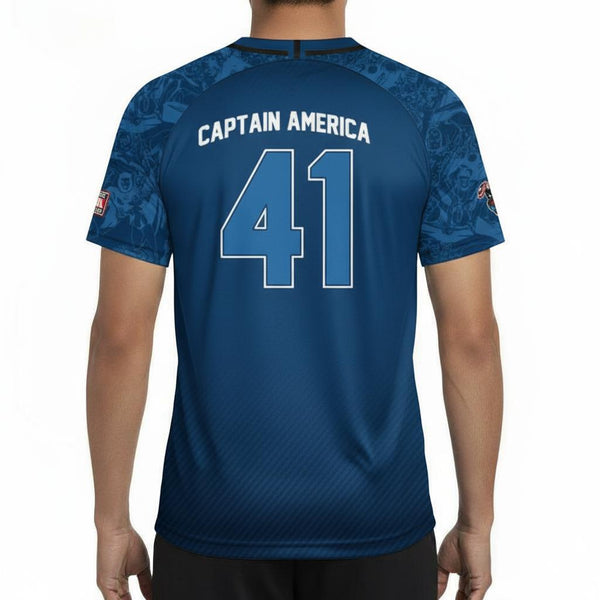 Maillot Foot Captain America 41 – Style Pop Culture