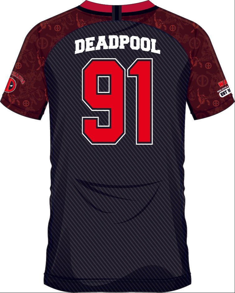SOCCER JERSEY DEADPOOL 91 - Legend Icon MARVEL