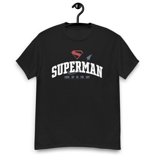 T-shirt Design Superman 2025 Look Up In The Sky
