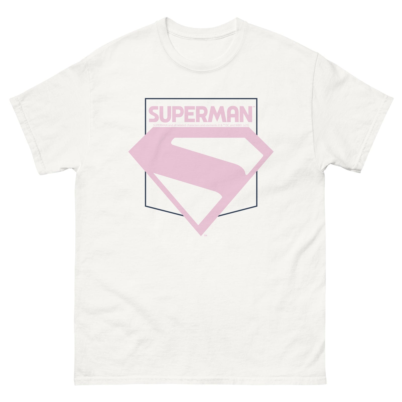 T-shirt logo rose de Superman pour le film 2025