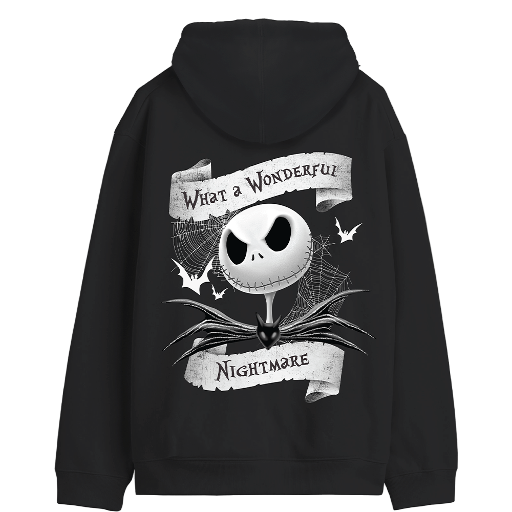 Sweat à Capuche Disney Jack Skellington Officiel – What a Wonderful Nightmare Disney Sweat-shirt