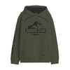 Hoodie Kaki Jurassic Park Officiel – Logo T-Rex