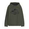 Sweat à Capuche Jurassic Park Kaki – Logo T-Rex Officiel Jurassic Park Sweat-shirt