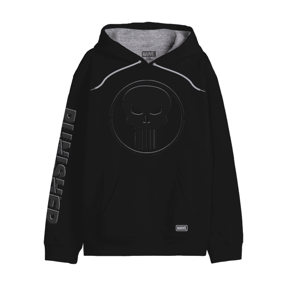 Sweat à Capuche Marvel The Punisher Skull Noir MARVEL Sweat-shirt