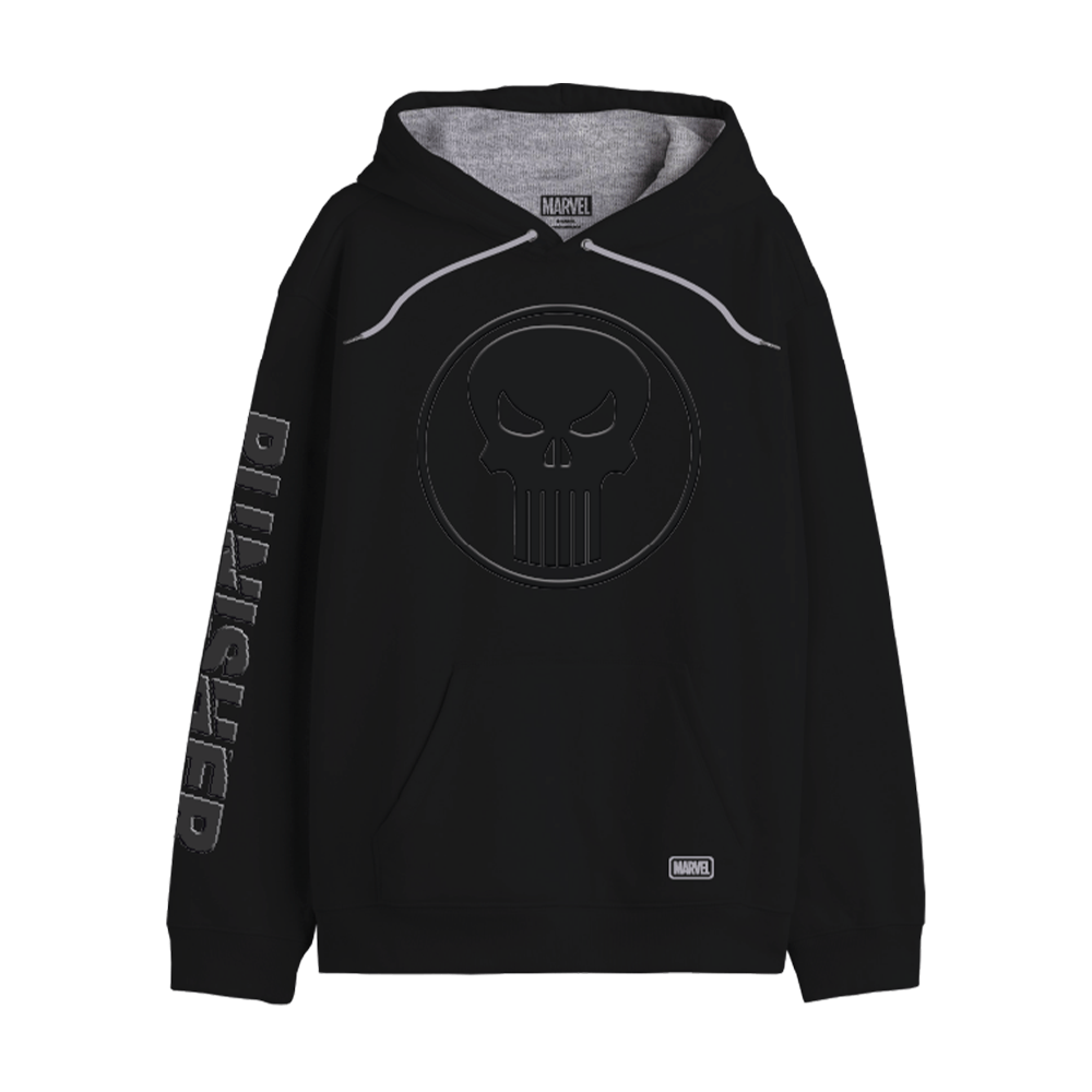 Sweat à Capuche Marvel The Punisher Skull Noir MARVEL Sweat-shirt