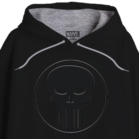 Sweat à Capuche Marvel The Punisher Skull Noir MARVEL Sweat-shirt