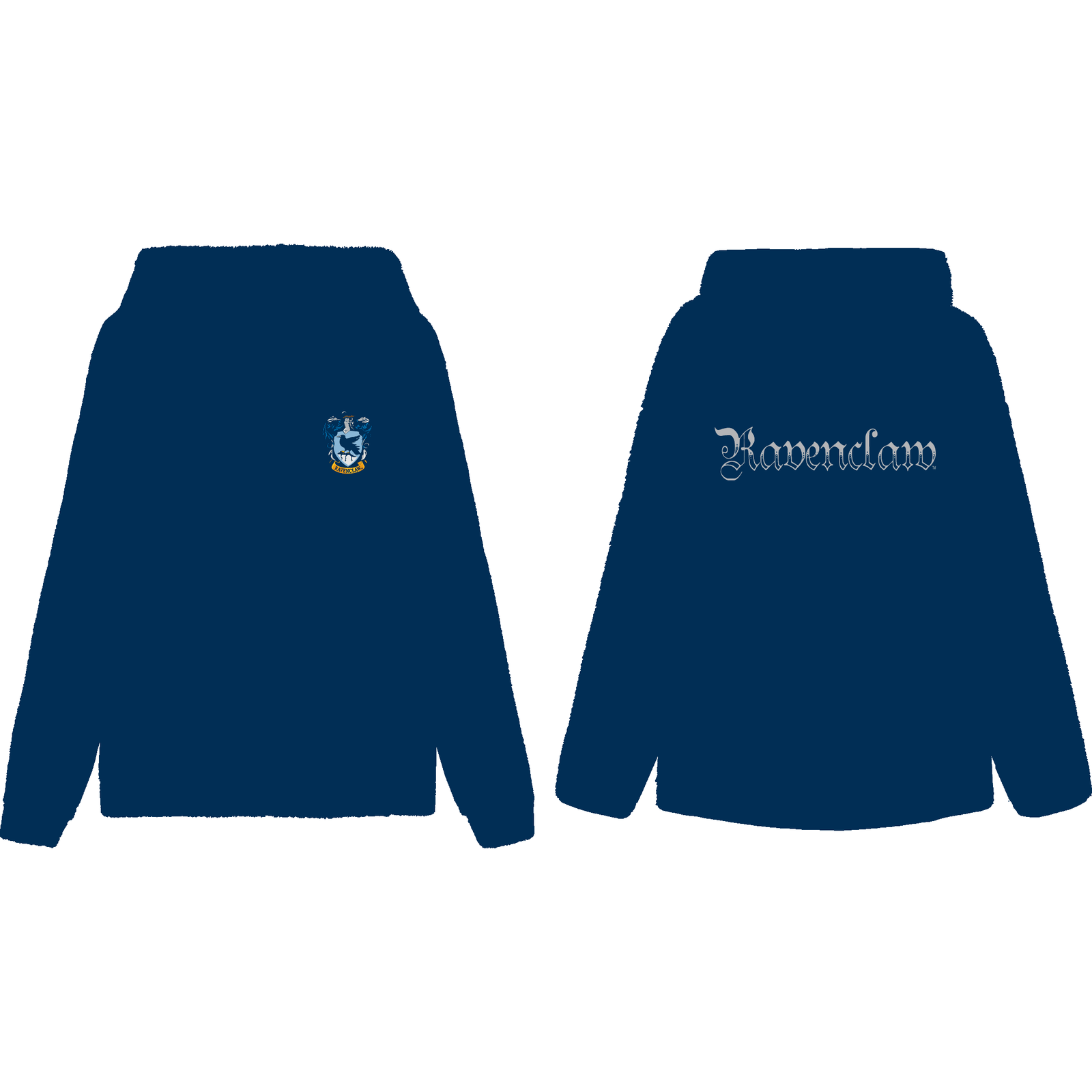 Sweat Harry Potter Ravenclaw - Sweat peluché bleu