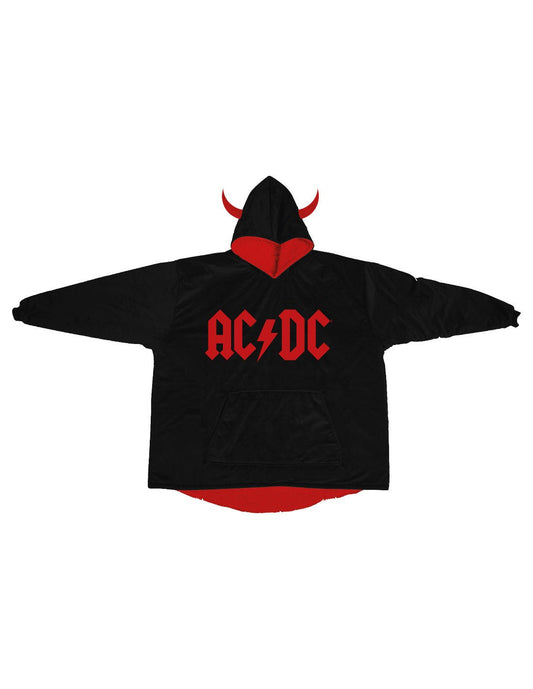 Sweat AC/DC Plaid - Pull géant unisexe oversize