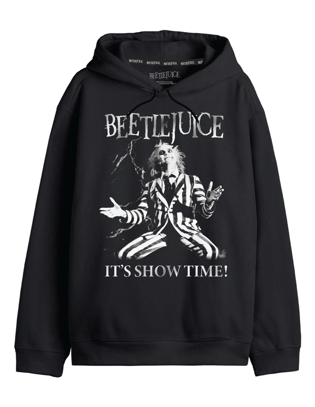 Sweat-shirt BEETLEJUICE à capuche noir