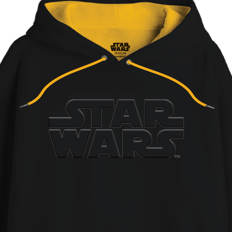 Sweat Star Wars Noir – Hoodie Officiel Logo Classique Star Wars Sweat-shirt