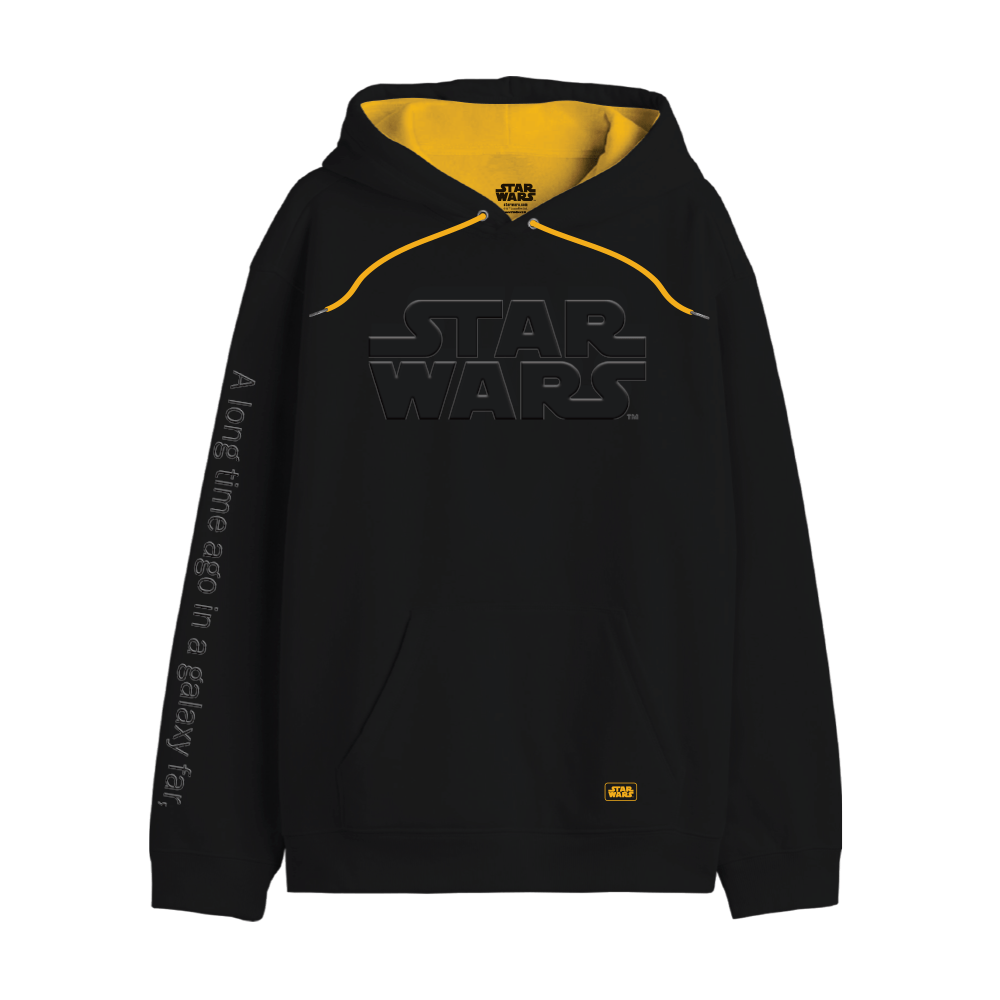 Sweat Star Wars Noir – Hoodie Officiel Logo Classique Star Wars Sweat-shirt