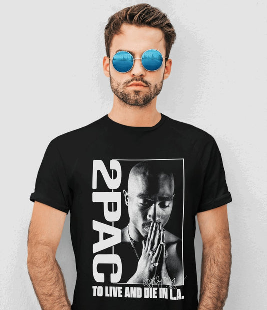 T-shirt 2PAC - To Live And Die in L.A. - Legend Icon T-shirt Universal Music