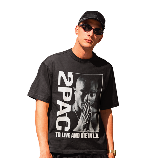 T-shirt 2PAC - To Live And Die in L.A. - Legend Icon T-shirt Universal Music