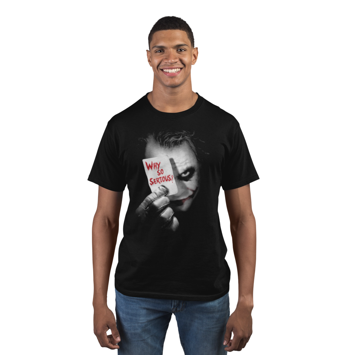 T-shirt Batman DC Comics - Why so serious ? - Legend Icon T-shirt DC Comics