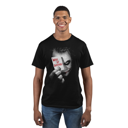 T-shirt Batman DC Comics - Why so serious ? - Legend Icon T-shirt DC Comics