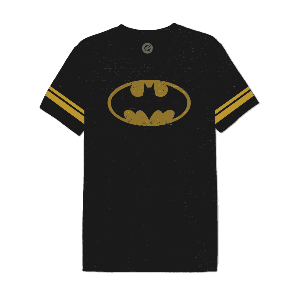 T-shirt Batman Noir Logo Vintage Officiel DC Comics