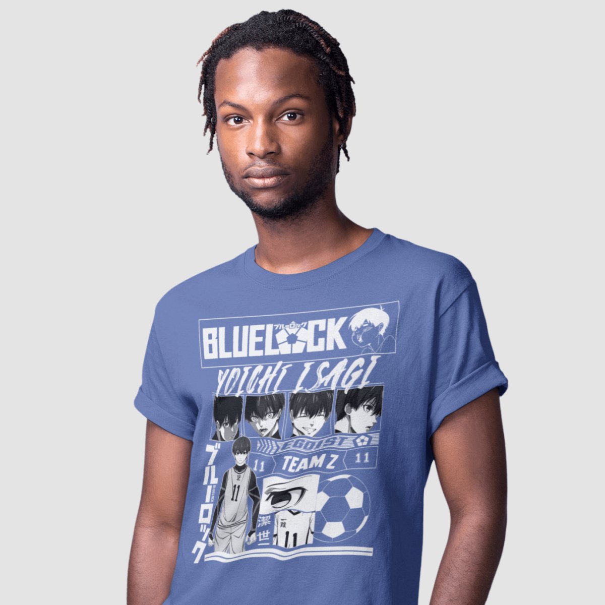 T-shirt Blue Lock - Yoichi Isagi Expressions - Legend Icon T-shirt Blue Lock